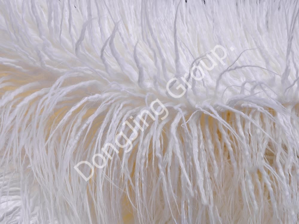 DP0969-Rodillo doble blanco faux fur fabric