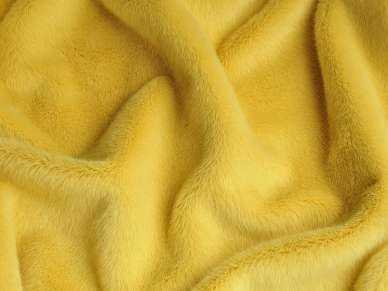 9T1674-Amarillo limón faux fur fabric