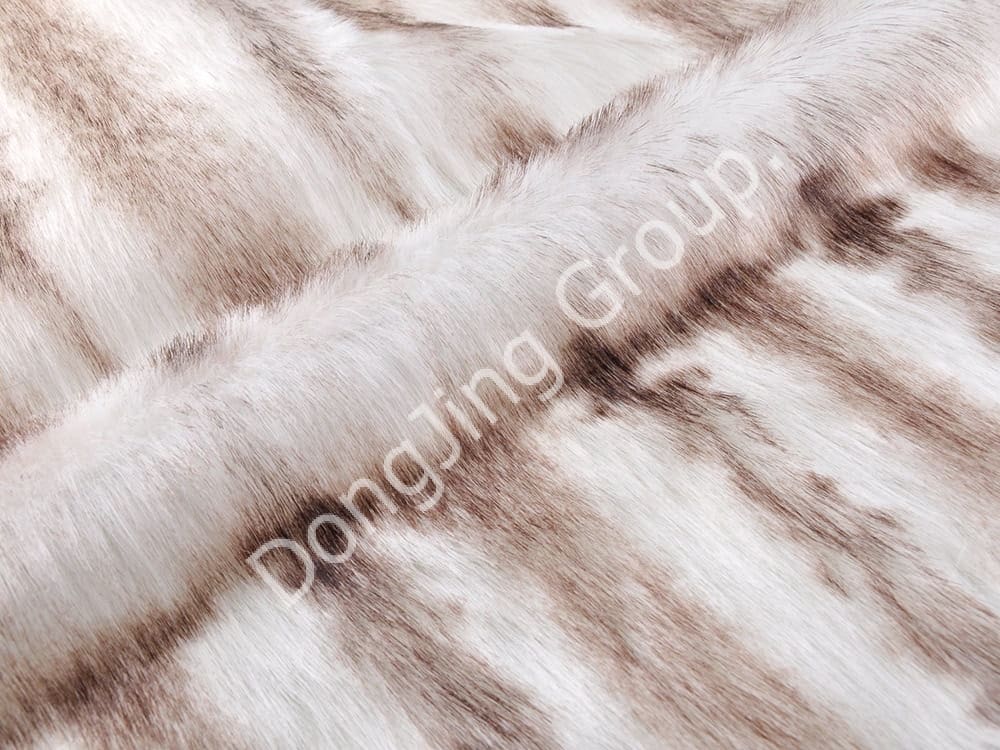 DP0626-punta teñida de blanco faux fur fabric