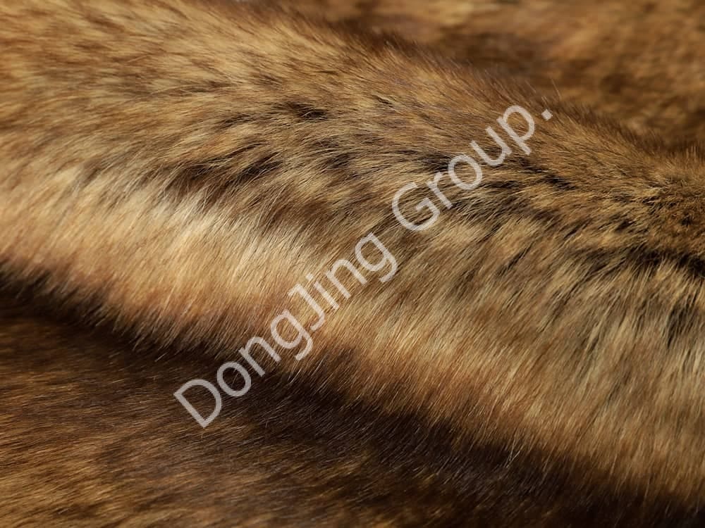 DP0628-Marrón extraíble faux fur fabric