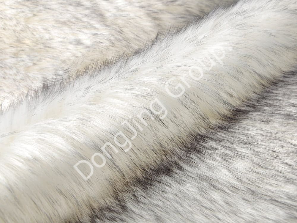 DP0657-punta de pelo blanco faux fur fabric