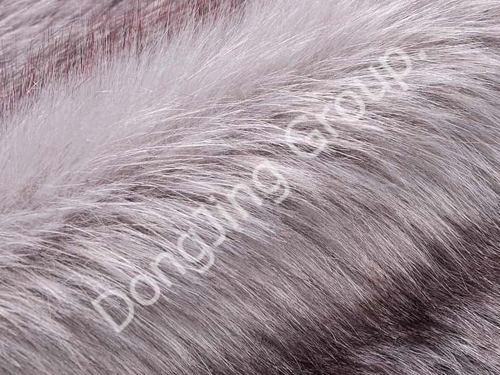 DP0699-Punta teñida de gris medio faux fur fabric