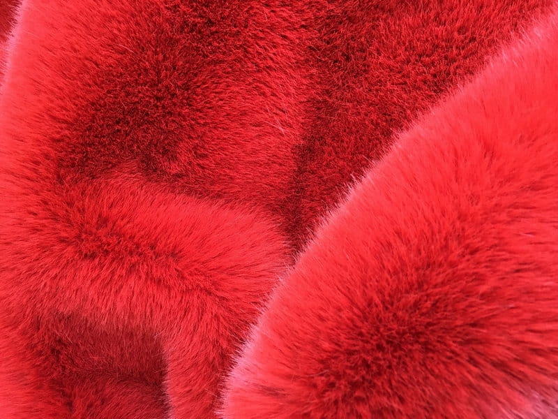 XD0006-Grava Roja Zorro Dorado faux fur fabric