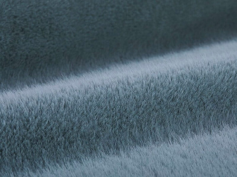 XKD0020-Visón sudamericano azul faux fur fabric